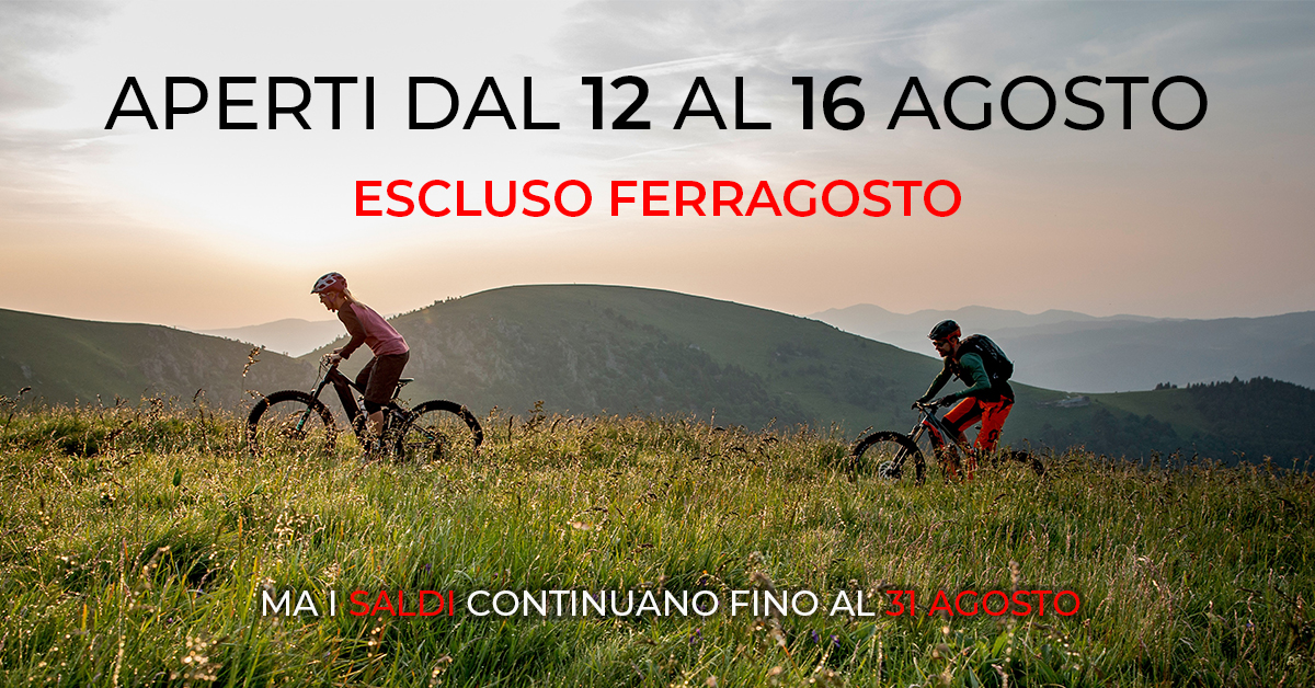 Apertura Settimana Ferragosto Ebike Store Brescia